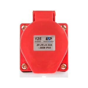 125 Розетка силовая 3Р+РЕ+N 32А 380В IP44 ETP
