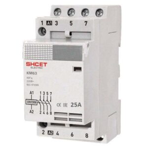Контактор модульный КМ63 4Р 25А